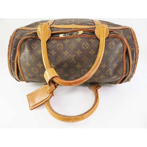 Louis Vuitton Brown and Tan Monogram Travel Bag Unisex - Picture 7 of 13